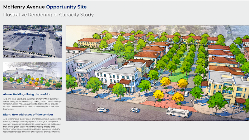 Illustrative Rendering of Capacity Study at McHenry Avenue.