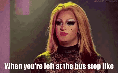 GIF of drag queen Roxy Andrews on RuPaul's Drag Race.