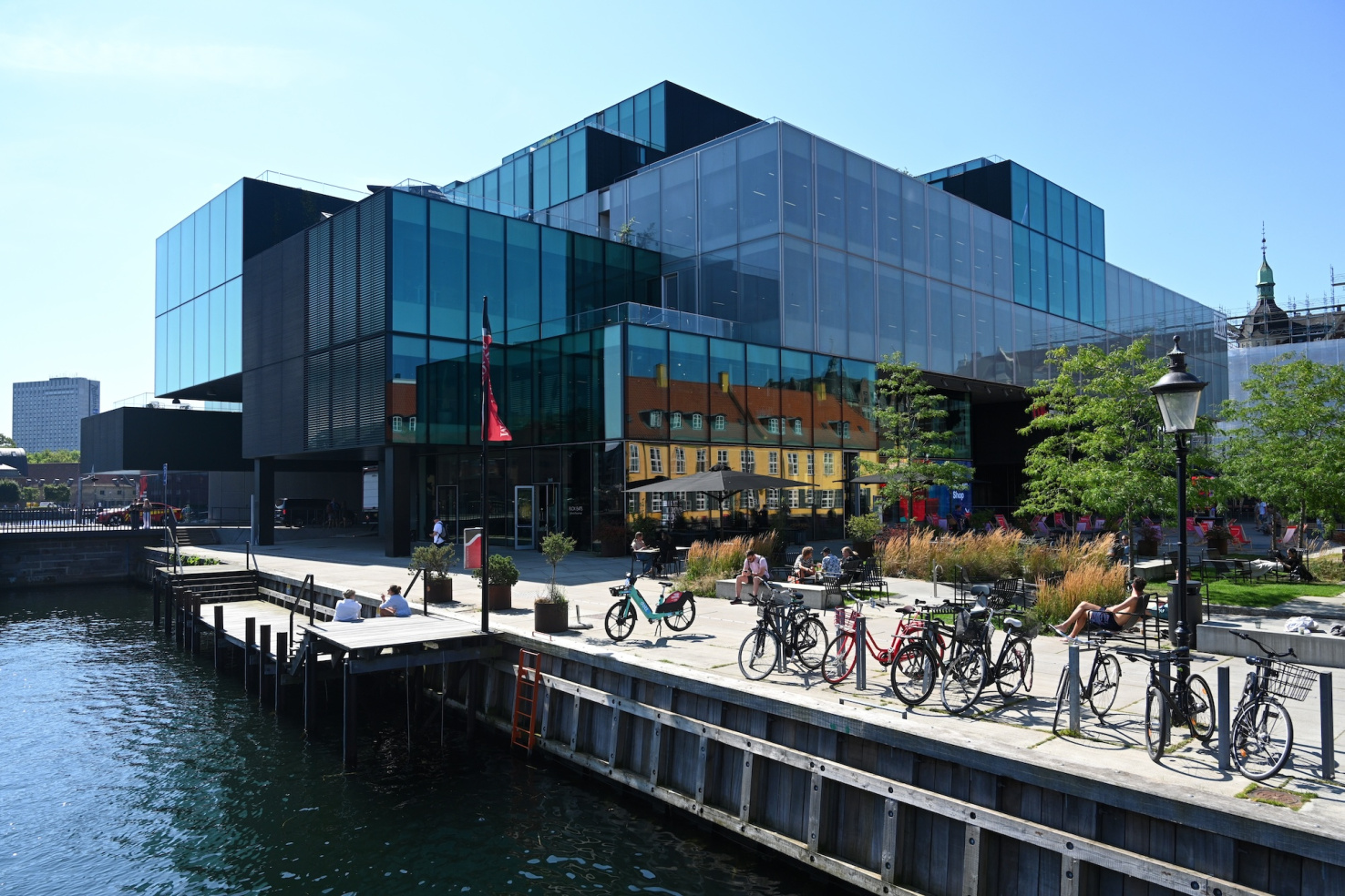 Glass boxy building for Danish Architectural Center in Copenhagen.