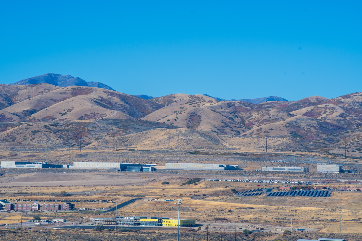A data center in the Utah desert.