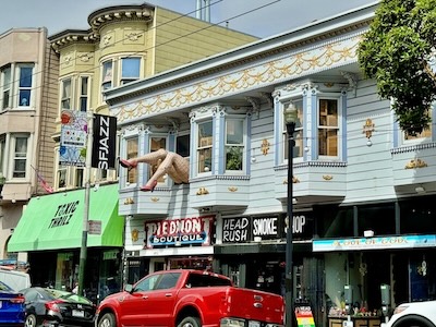 Art in a Haight-Ashbury that is much different today than it was in the height of its counterculture past. Image: Adele Heidenreich https://www.shutterstock.com/image-photo/san-francisco-ca-usa-sep-18-2641384227