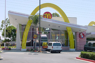 McDonald's in Stanton, CA, built in 1999.