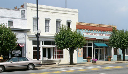 Pineville downtown