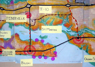 Coastline detail.