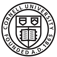 Cornell University External crest black and white logo