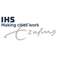 the Institute for Housing and Urban Development Studies (IHS) logo black and gray