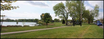 Photo: A trail in Rocky Mountain Lake Park.