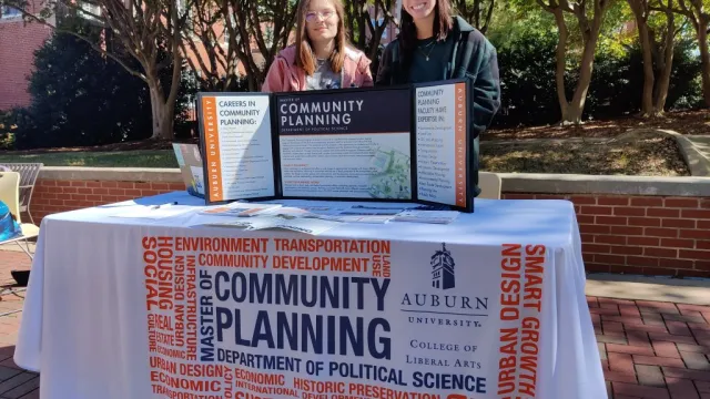 Auburn Community Planning Photo of Table and People