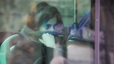 Millennial on the bus
