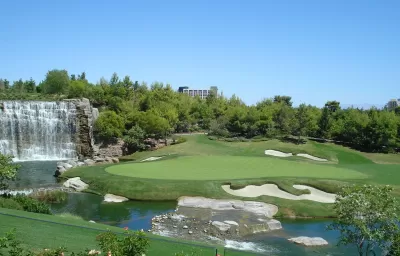 View of golf course at The Wynn in Las Vegas, Nevada