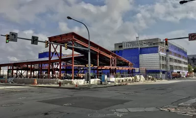 201 Ellicott Street under construction in September 2020.