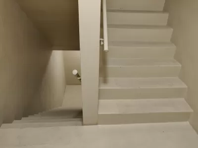 Apartment staircase, Washington, D.C.