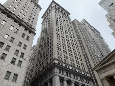 Buildings on Wall Street, New York City