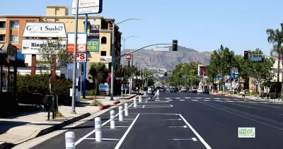 Protected Bike Lane Los Angeles