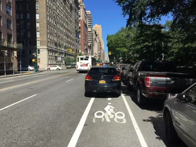 Blocking the Bike Lane