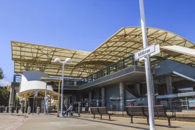 Millbrae BART station.