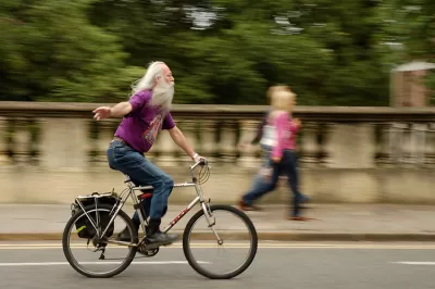 Old Man Cyclist