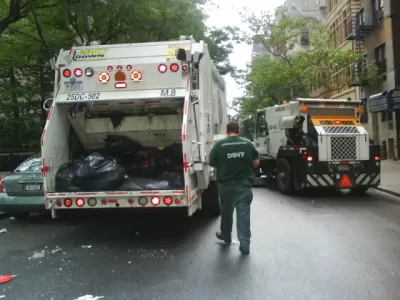 Garbage truck and garbage collector