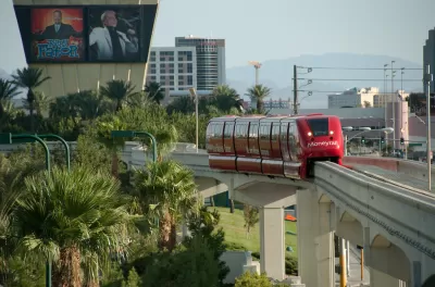 Monorail. Las Vegas