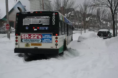Bus in Snow