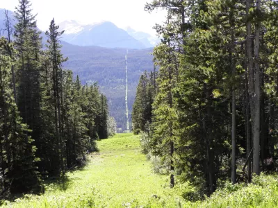US - Canadian Border at Chief Mountain