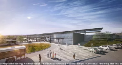 Rendering of proposed Brazos Valley station