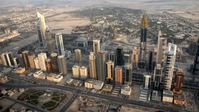 Sheikh Zayed Road under construction