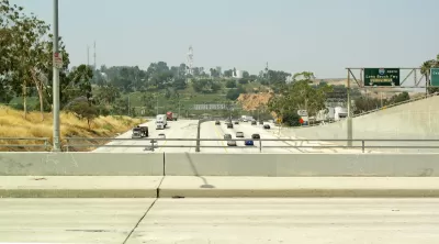 Interstate 710 in East Los Angeles, California.