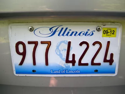 Illinois License Plate