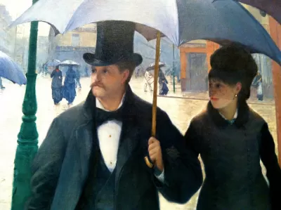 Paris Street; Rainy Day, Gustave Caillebotte, 1877