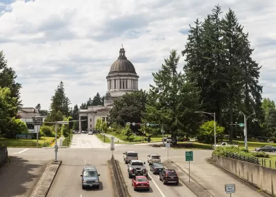 Washington state capitol dome in Olympia, Washington.