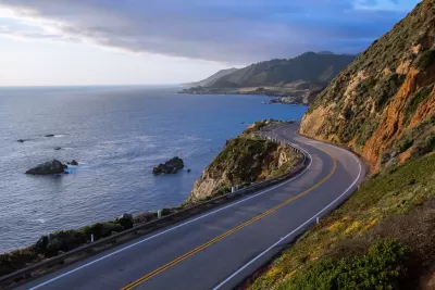 Highway 1 on norhtern California coast.