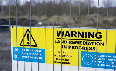 Regeneration of contaminated industrial land used for waste dumping, West Midlands, UK, 2006 .