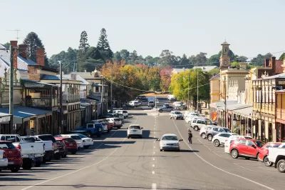 rural town main street.