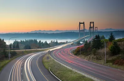 Two bridges over Puget sound, Tacoma washington