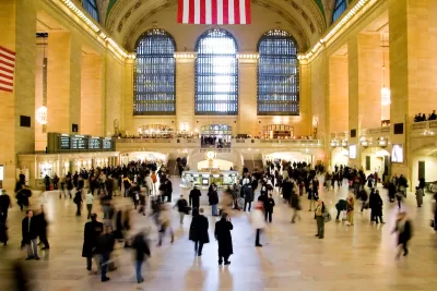 Central hall at Grand Central Station, New York City.