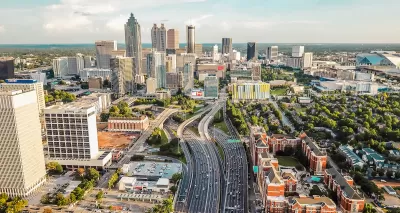 Aerial view of downtown Atlanta, Georgia