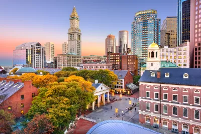 Boston city skyline