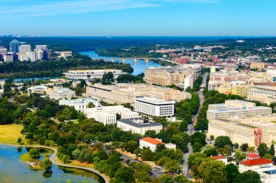 Aerial view of Washington, D.C.
