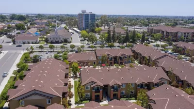 Aerial view of Norwalk, California.