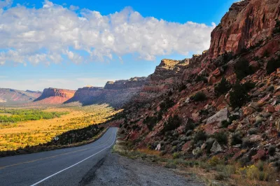 Red rock landscape in Bears Ears National Monument, Utah.