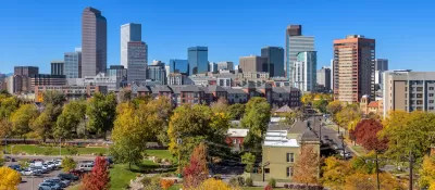 Panoramic view of downtown Denver, Colorado.