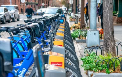 Citi Bike station in New York City