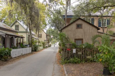 Historic homes in St. Augustine, Florida.