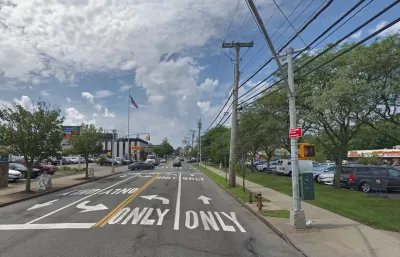 Google street view of Amboy Road in Staten Island, New York.