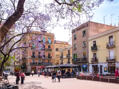 Walkable, mixed-use neighborhood in Barcelona, Spain