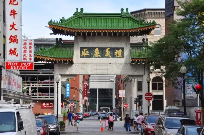 Chinatown gate, Boston