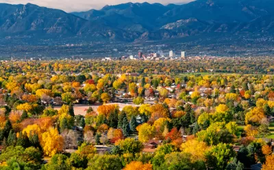 Colorado Springs, Colorado skyline