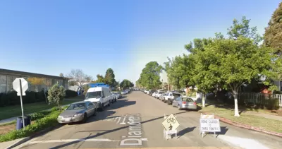 Google Maps street view of Diamond Street