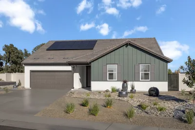 Home with fire resistant qualities in Cameron Park, California.
